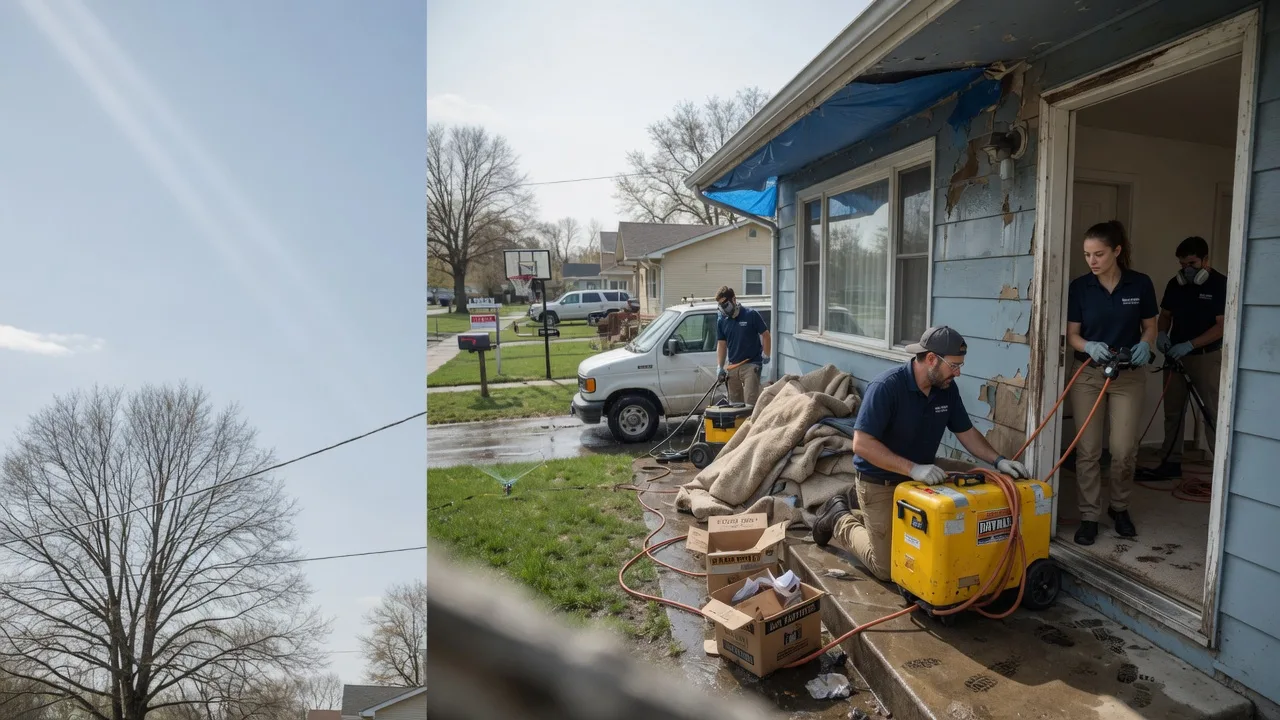 Basement Flood Cleanup in Hopkins, MO near me